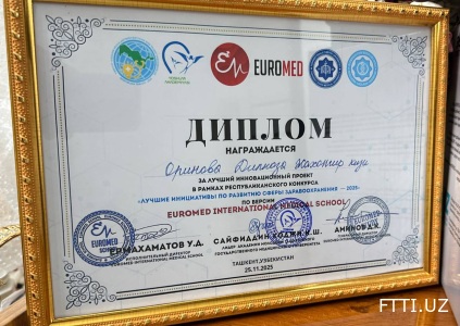 “Tibbiyot sohasini rivojlantirish  bo‘yicha eng yaxshi tashabbuslar-2025” class=