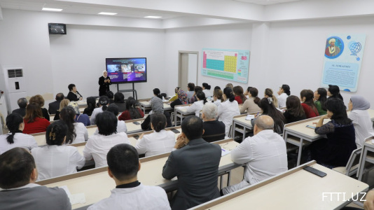 Farmatsevtika ta'lim va tadqiqot institutida talabalar qishki ta'tili davrida o'tkaziladigan “Oliy ta'lim sifatini oshirishning asosiy tamoyillari” mavzusidagi seminar bo'lib o'tdi. class=