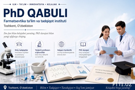 2027 yil uchun  Oliy ta’limdan keyingi ta’lim bo‘yicha